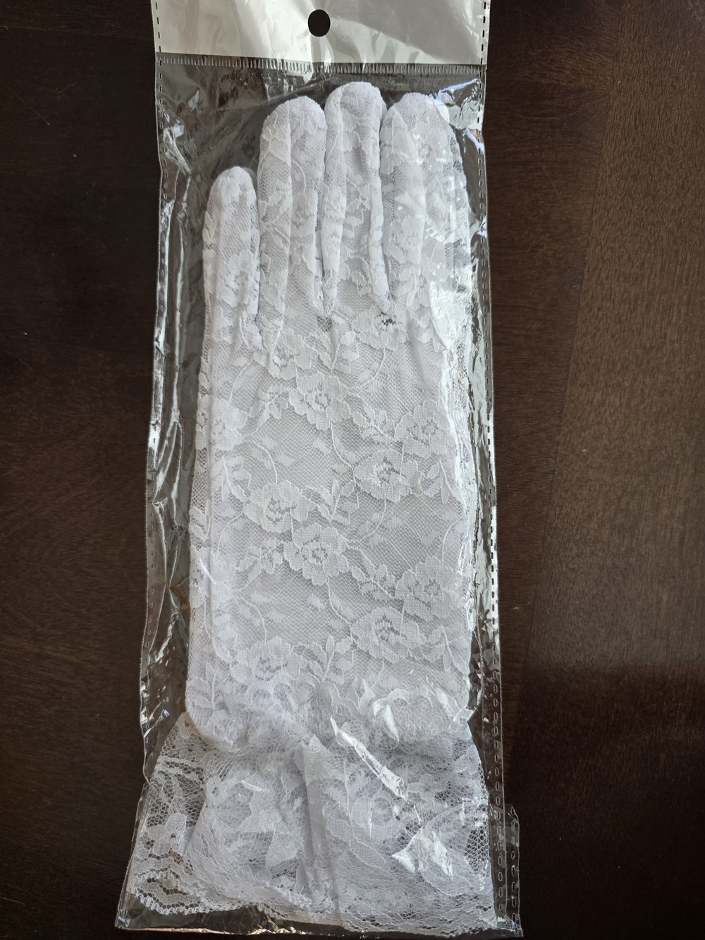 White Lace Formal Gloves - Elegant Women’s Accessory